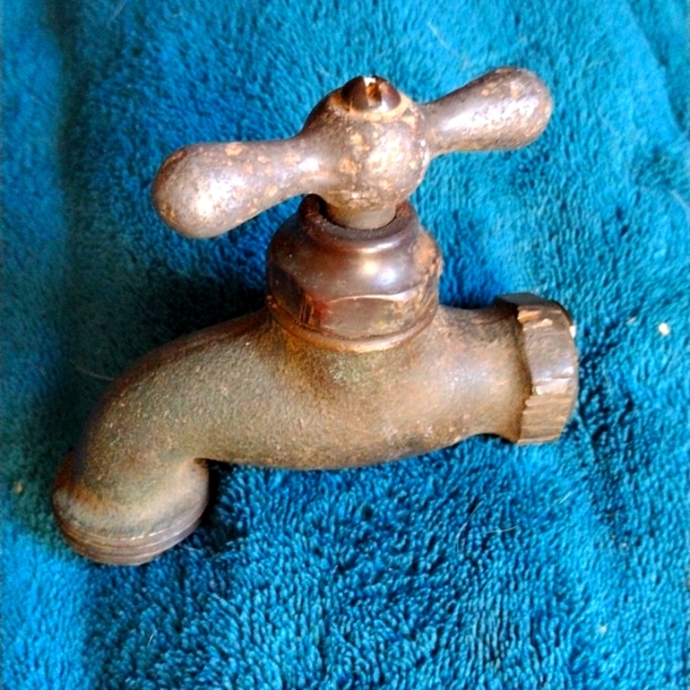 Vintage brass knob